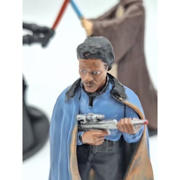Star Wars Collection (4) Darth Vader, Lando Calrissian, Obe-Won Kenobi, Boba Fet - Picture 10 of 11